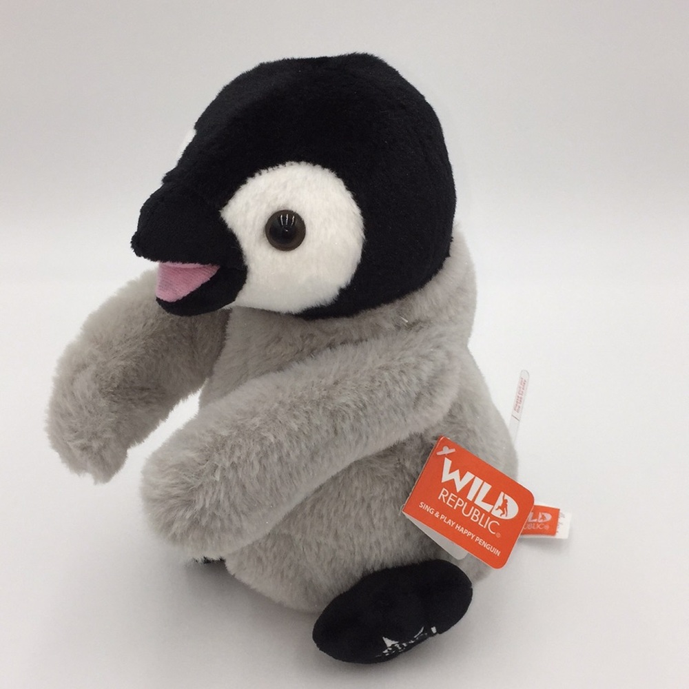 Wild Republic Sing & Play Happy Penguin Soft Plush Stuffed Animal Claps …